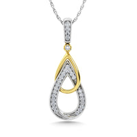 Thumbnail for Diamond 1/6 Ct.Tw. Fashion Pendant in 10K Two Tone