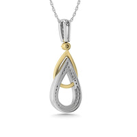 Thumbnail for Diamond 1/6 Ct.Tw. Fashion Pendant in 10K Two Tone