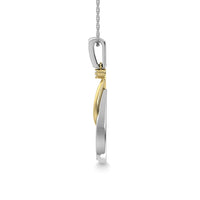 Thumbnail for Diamond 1/6 Ct.Tw. Fashion Pendant in 10K Two Tone