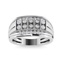 Thumbnail for Diamond 1/2 Ct.Tw. Mens Fashion Ring in 10K Yellow Gold