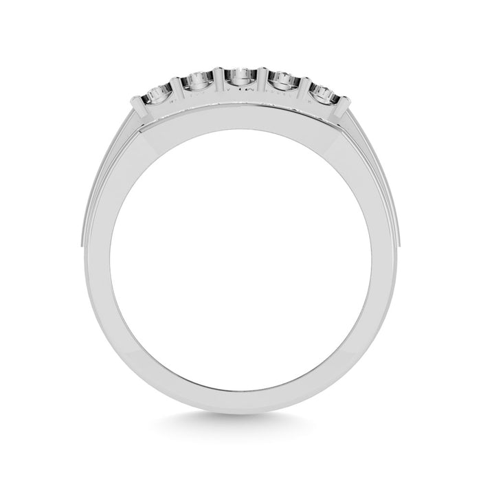 Diamond 1/2 Ct.Tw. Mens Fashion Ring in 10K Yellow Gold