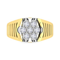 Thumbnail for Diamond 1/4 Ct.Tw. Mens Fashion Ring in 10K Yellow Gold