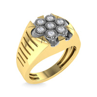 Thumbnail for Diamond 1/4 Ct.Tw. Mens Fashion Ring in 10K Yellow Gold