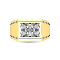 Thumbnail for Diamond 1/4 Ct.Tw. Mens Fashion Ring in 10K Yellow Gold