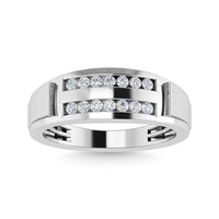 Thumbnail for Diamond 1/4 Ct.Tw. Mens Fashion Ring in 10K White Gold