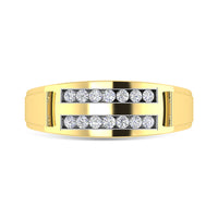 Thumbnail for Diamond 1/4 Ct.Tw. Mens Fashion Ring in 10K Yellow Gold
