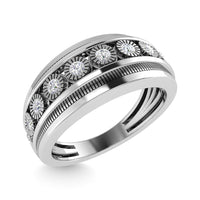 Thumbnail for Diamond 1/4 Ct.Tw. Mens Fashion Ring in 10K White Gold