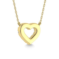 Thumbnail for Diamond 1/20 Ct.Tw. Heart Pendant in 10K Yellow Gold