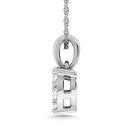 Thumbnail for Diamond 1/6 Ct.Tw. Heart Pendant in 10K White Gold