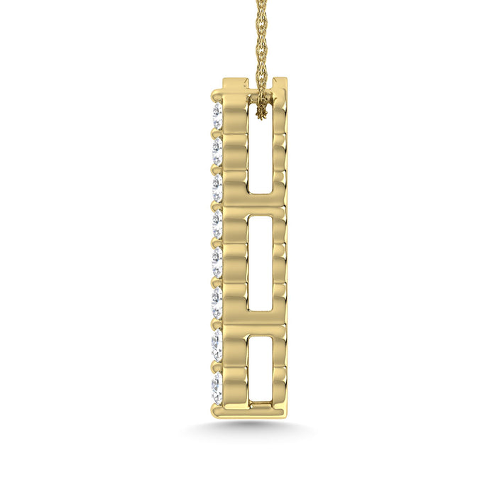 Diamond 1/2 Ct.Tw. Fashion Pendant in 14K Yellow Gold