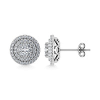 Thumbnail for Diamond 7/8 Ct.Tw. Fashion Earrings in 10K White Gold