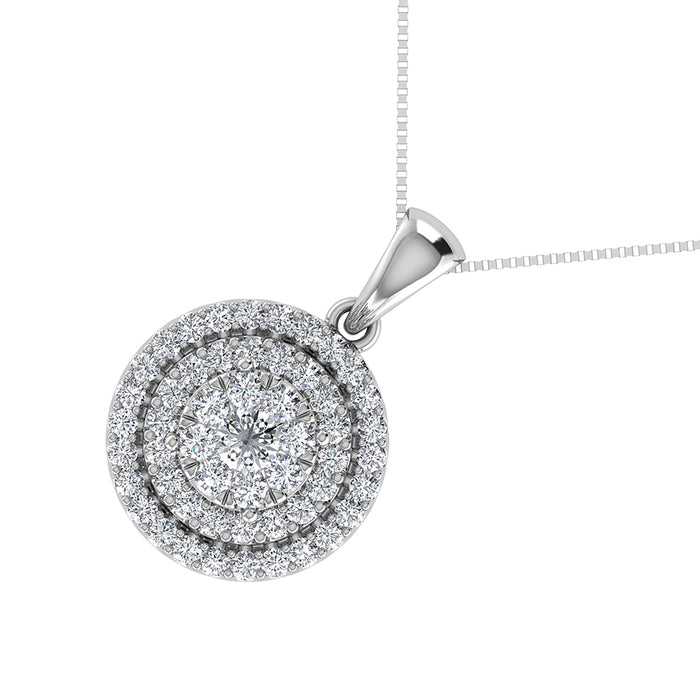 Diamond 3/4 Ct.Tw. Fashion Pendant in 10K White Gold