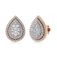Thumbnail for Diamond 7/8 Ct.Tw. Fashion Earrings in 14K Rose Gold