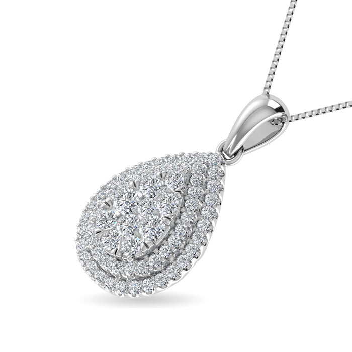 Diamond 3/4 Ct.Tw. Fashion Pendant in 10K White Gold