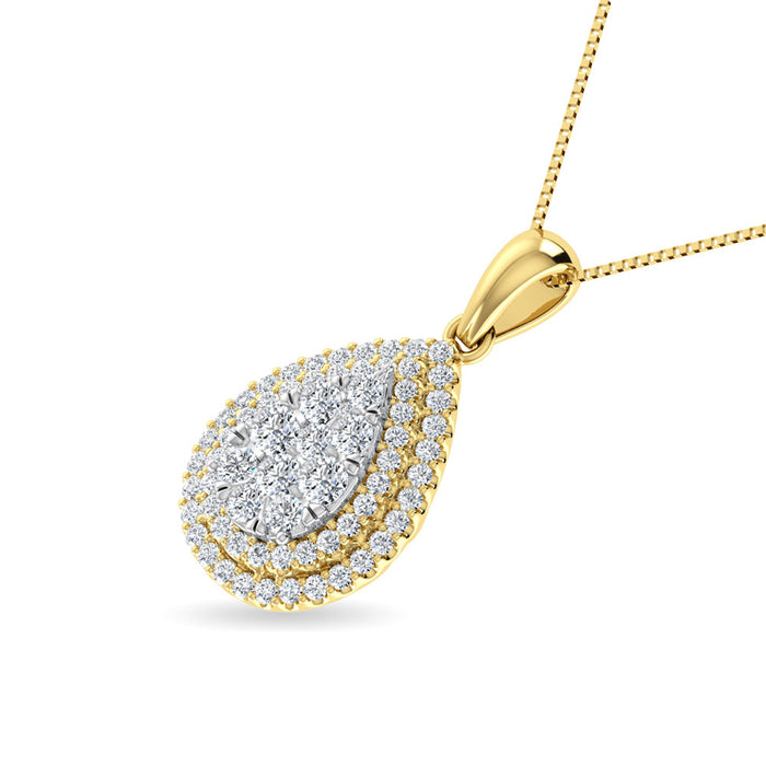 Diamond 3/4 Ct.Tw. Fashion Pendant in 14K Yellow Gold