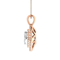 Thumbnail for Diamond 3/4 Ct.Tw. Heart Pendant in 10K Rose Gold
