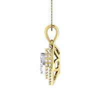 Thumbnail for Diamond 3/4 Ct.Tw. Heart Pendant in 10K Yellow Gold