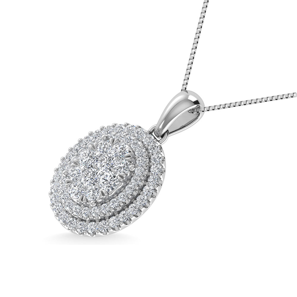 Diamond 3/4 Ct.Tw. Fashion Pendant in 10K White Gold
