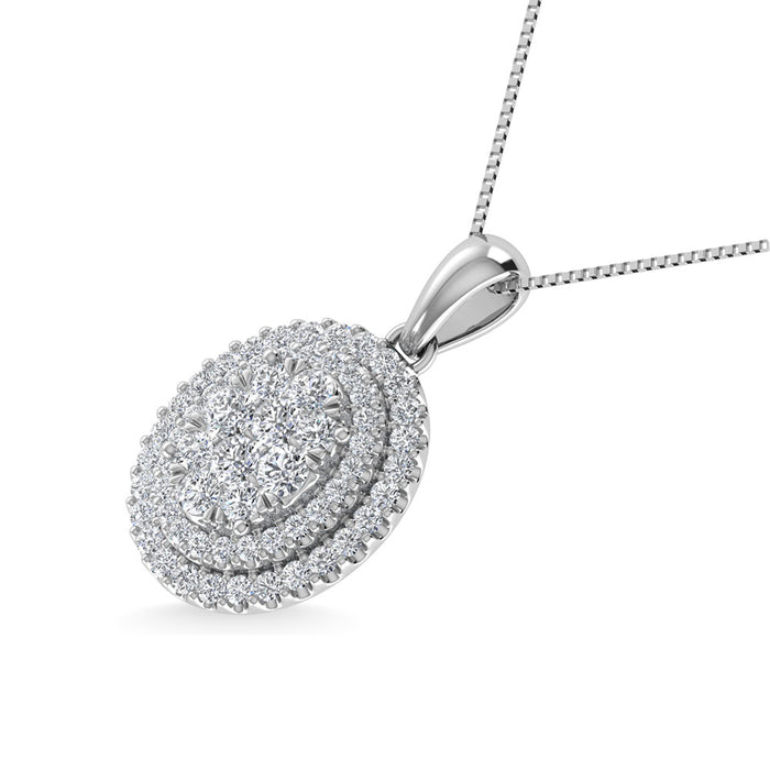 Diamond 3/4 Ct.Tw. Fashion Pendant in 10K White Gold