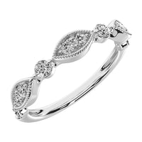 Thumbnail for 14K White Gold 1/3 Ct.Tw. Diamond Stackable Band