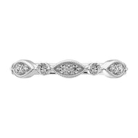 Thumbnail for 14K White Gold 1/3 Ct.Tw. Diamond Stackable Band