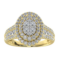 Thumbnail for 14K Yellow Gold 1 1/2 Ct.Tw. Diamond Engagement Ring