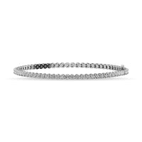 Thumbnail for Diamond 1 Ct.Tw. 10K White Gold  Tennis Bracelet