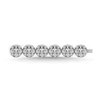 Thumbnail for Diamond 1 Ct.Tw. 10K White Gold  Tennis Bracelet