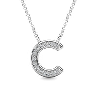 Thumbnail for Diamond 1/20 Ct.Tw. Letter C Pendant in 10K White Gold