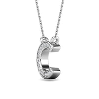 Thumbnail for Diamond 1/20 Ct.Tw. Letter C Pendant in 10K White Gold