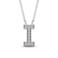 Thumbnail for Diamond 1/20 Ct.Tw. Letter I Pendant in 10K White Gold