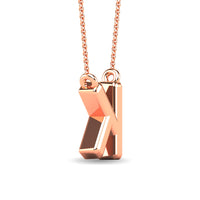Thumbnail for Diamond 1/20 Ct.Tw. Letter K Pendant in 10K Rose Gold