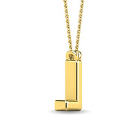 Thumbnail for Diamond 1/20 Ct.Tw. Letter L Pendant in 10K Yellow Gold