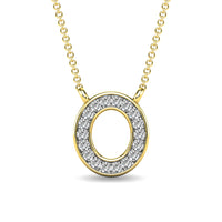 Thumbnail for Diamond 1/20 Ct.Tw. Letter O Pendant in 10K Yellow Gold