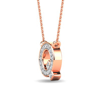 Thumbnail for Diamond 1/20 Ct.Tw. Letter Q Pendant in 10K Rose Gold