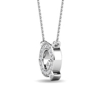 Thumbnail for Diamond 1/20 Ct.Tw. Letter Q Pendant in 10K White Gold