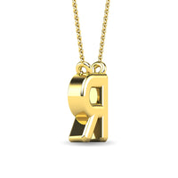 Thumbnail for Diamond 1/20 Ct.Tw. Letter R Pendant in 10K Yellow Gold