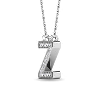 Thumbnail for Diamond 1/20 Ct.Tw. Letter Z Pendant in 10K White Gold