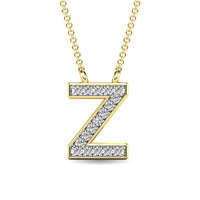 Thumbnail for Diamond 1/20 Ct.Tw. Letter Z Pendant in 10K Yellow Gold