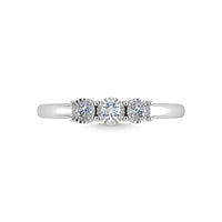 Thumbnail for Diamond 1/20 Ct.Tw. Triology Ring in 925 Silver
