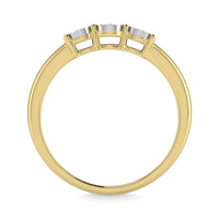 Thumbnail for Diamond 1/20 Ct.Tw. Triology Ring in 10K Yellow Gold
