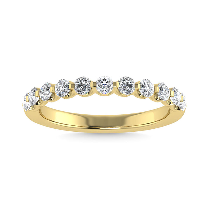 Diamond 1/4 Ct.Tw. Anniversary Band in 14K Yellow Gold