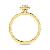 Thumbnail for Diamond 3/4 Ct.Tw. Cushion Shape Engagement Ring in 10K Yellow Gold