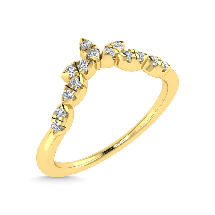 Diamond 1/10 Ct.Tw. Anniversary Band in 14K Yellow Gold