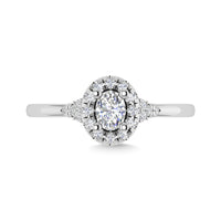 Thumbnail for Diamond 1/5 Ct.Tw. Engagement Ring in 14K White Gold