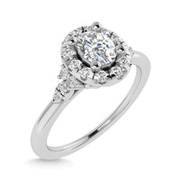 Thumbnail for Diamond 1/5 Ct.Tw. Engagement Ring in 14K White Gold