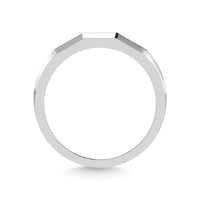 Thumbnail for Diamond 1/4 Ct.Tw. Mens Wedding Band in 10K White Gold