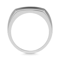 Thumbnail for Diamond 1 Ct.Tw.Mens Wedding Band in 14K White Gold