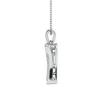 Thumbnail for Sterling Silver 1/20 Ct.Tw. Diamond Heart MOM Pendant