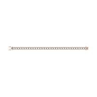 Thumbnail for Diamond 3 1/8 Ct.Tw. Cuban Bracelets in 14K Rose Gold